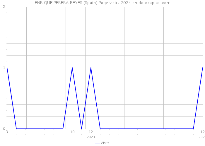 ENRIQUE PERERA REYES (Spain) Page visits 2024 