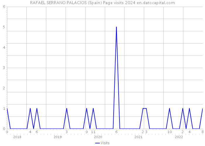 RAFAEL SERRANO PALACIOS (Spain) Page visits 2024 