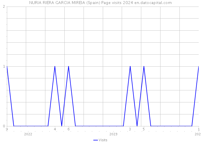 NURIA RIERA GARCIA MIREIA (Spain) Page visits 2024 