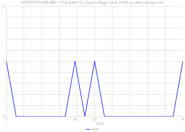 INSTITUTO IMAGEN Y CULTURA S.L (Spain) Page visits 2024 
