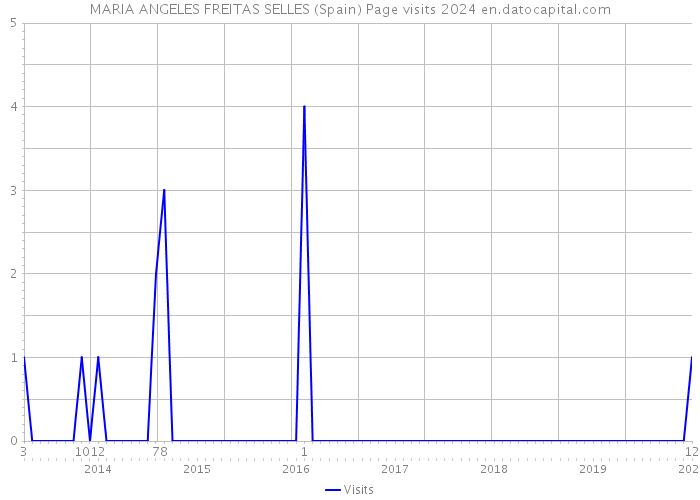 MARIA ANGELES FREITAS SELLES (Spain) Page visits 2024 
