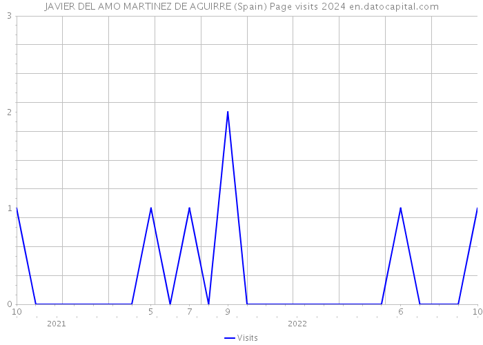 JAVIER DEL AMO MARTINEZ DE AGUIRRE (Spain) Page visits 2024 