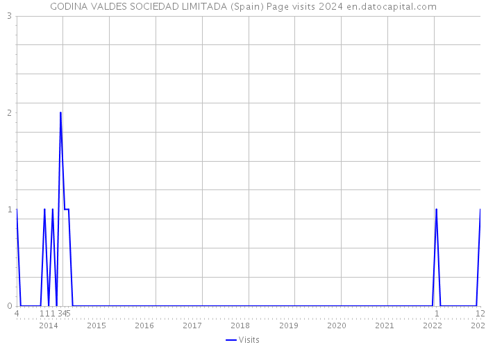 GODINA VALDES SOCIEDAD LIMITADA (Spain) Page visits 2024 