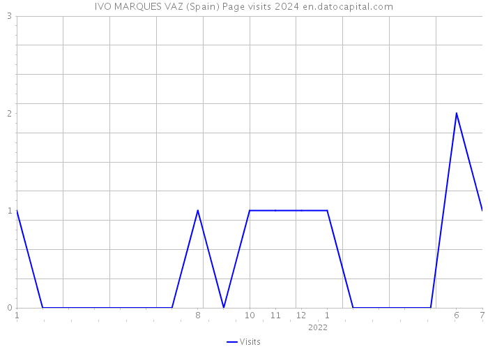 IVO MARQUES VAZ (Spain) Page visits 2024 