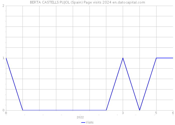 BERTA CASTELLS PUJOL (Spain) Page visits 2024 