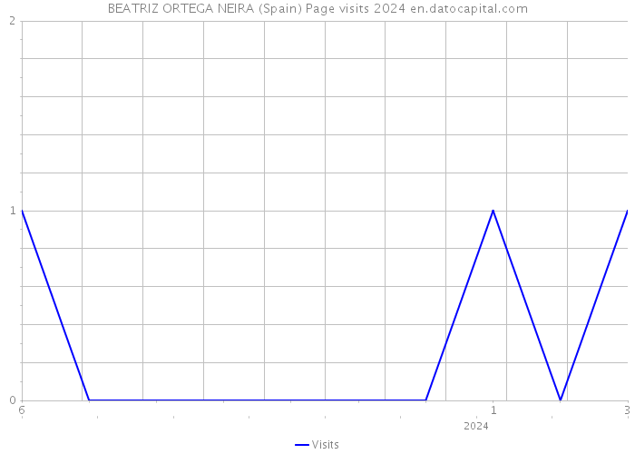 BEATRIZ ORTEGA NEIRA (Spain) Page visits 2024 