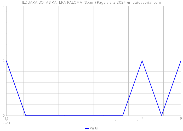 ILDUARA BOTAS RATERA PALOMA (Spain) Page visits 2024 