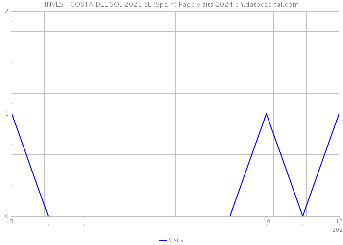 INVEST COSTA DEL SOL 2021 SL (Spain) Page visits 2024 