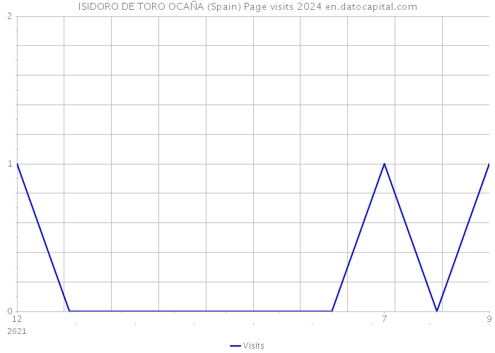 ISIDORO DE TORO OCAÑA (Spain) Page visits 2024 