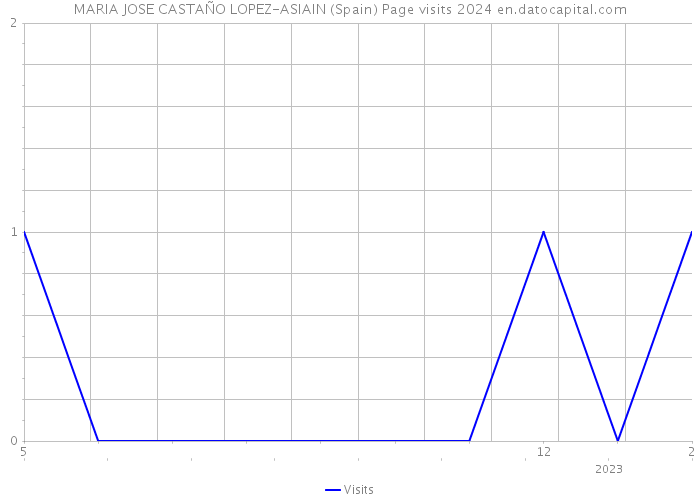 MARIA JOSE CASTAÑO LOPEZ-ASIAIN (Spain) Page visits 2024 