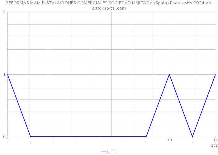 REFORMAS MAM INSTALACIONES COMERCIALES SOCIEDAD LIMITADA (Spain) Page visits 2024 