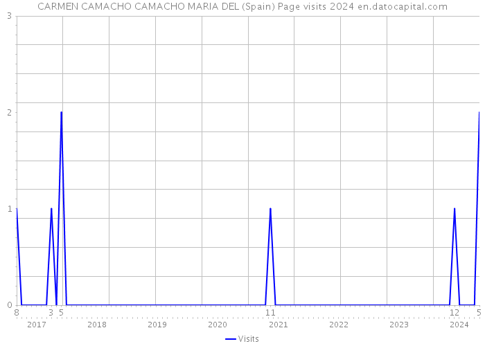 CARMEN CAMACHO CAMACHO MARIA DEL (Spain) Page visits 2024 