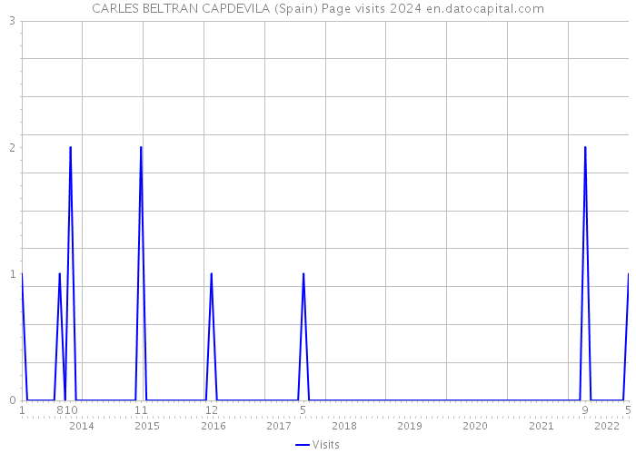 CARLES BELTRAN CAPDEVILA (Spain) Page visits 2024 