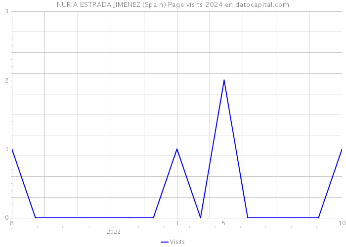 NURIA ESTRADA JIMENEZ (Spain) Page visits 2024 