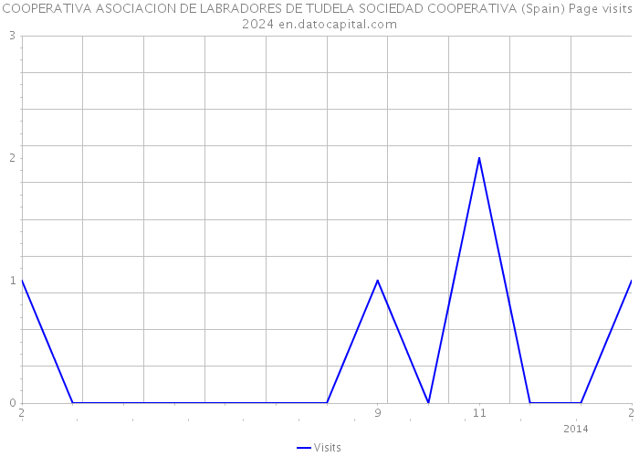 COOPERATIVA ASOCIACION DE LABRADORES DE TUDELA SOCIEDAD COOPERATIVA (Spain) Page visits 2024 