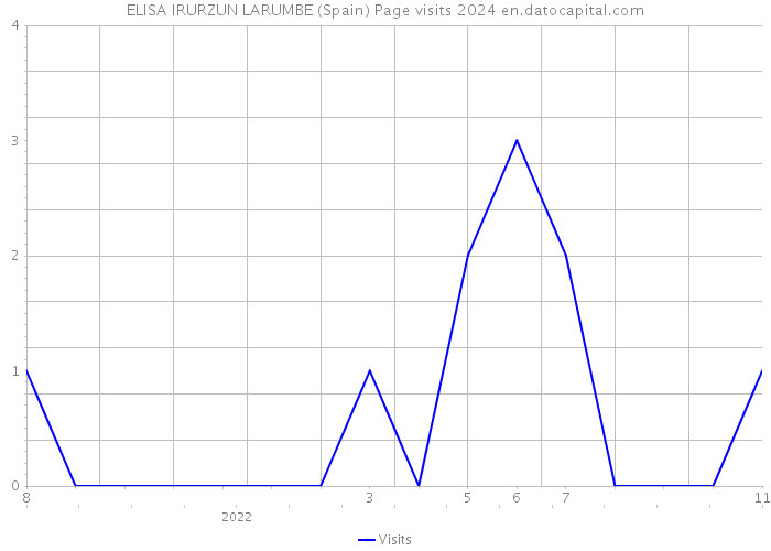 ELISA IRURZUN LARUMBE (Spain) Page visits 2024 