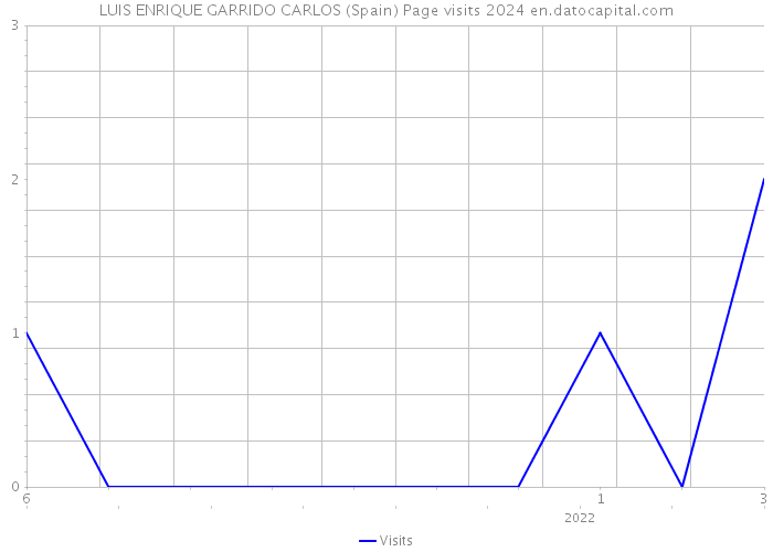 LUIS ENRIQUE GARRIDO CARLOS (Spain) Page visits 2024 