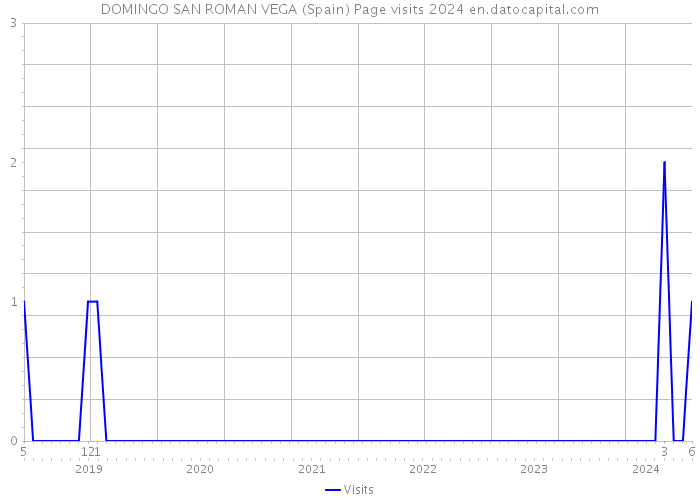 DOMINGO SAN ROMAN VEGA (Spain) Page visits 2024 