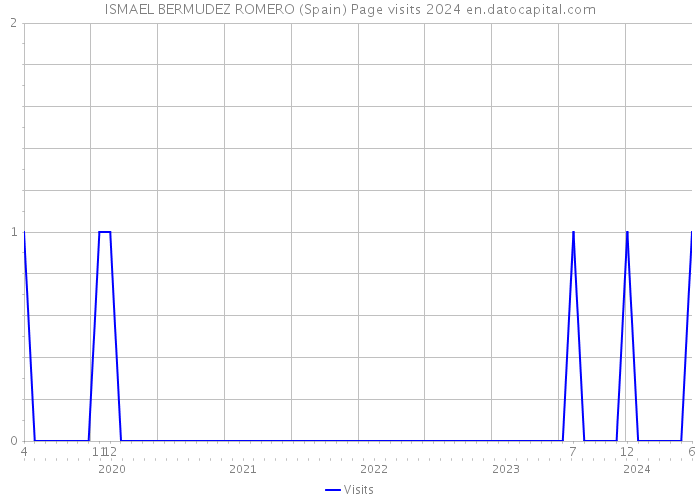 ISMAEL BERMUDEZ ROMERO (Spain) Page visits 2024 