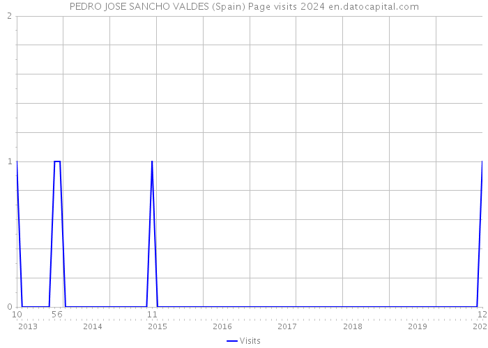 PEDRO JOSE SANCHO VALDES (Spain) Page visits 2024 