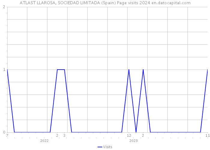 ATLAST LLAROSA, SOCIEDAD LIMITADA (Spain) Page visits 2024 