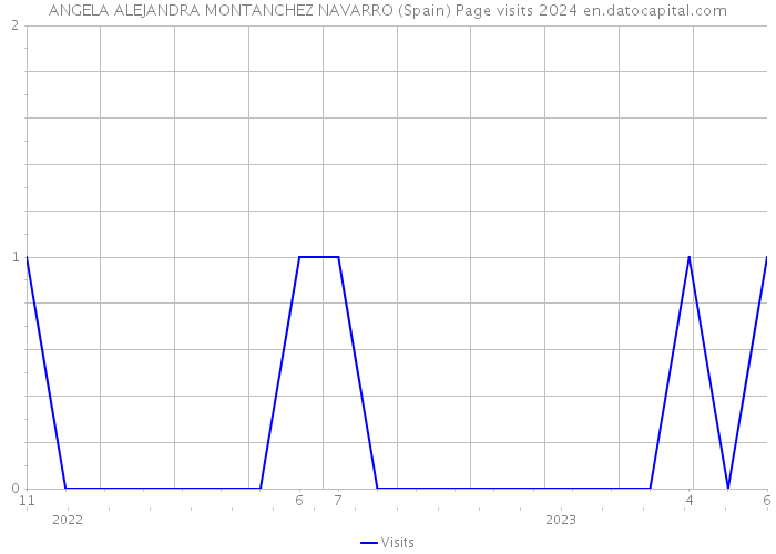 ANGELA ALEJANDRA MONTANCHEZ NAVARRO (Spain) Page visits 2024 