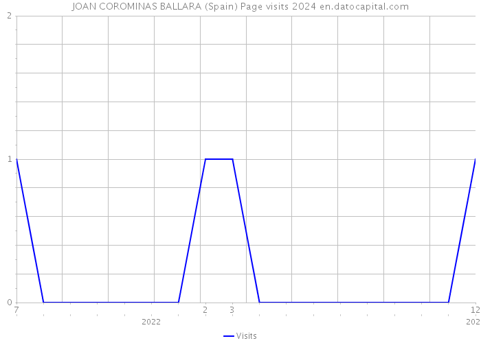 JOAN COROMINAS BALLARA (Spain) Page visits 2024 