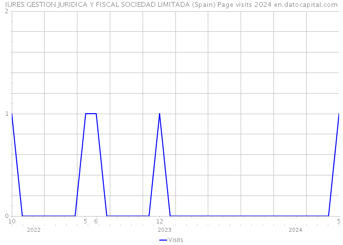 IURES GESTION JURIDICA Y FISCAL SOCIEDAD LIMITADA (Spain) Page visits 2024 