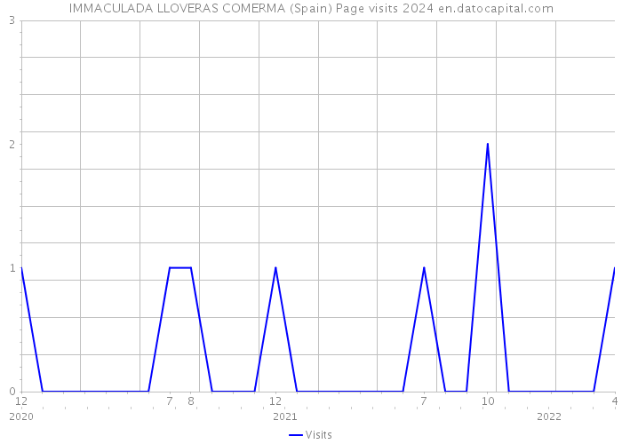 IMMACULADA LLOVERAS COMERMA (Spain) Page visits 2024 