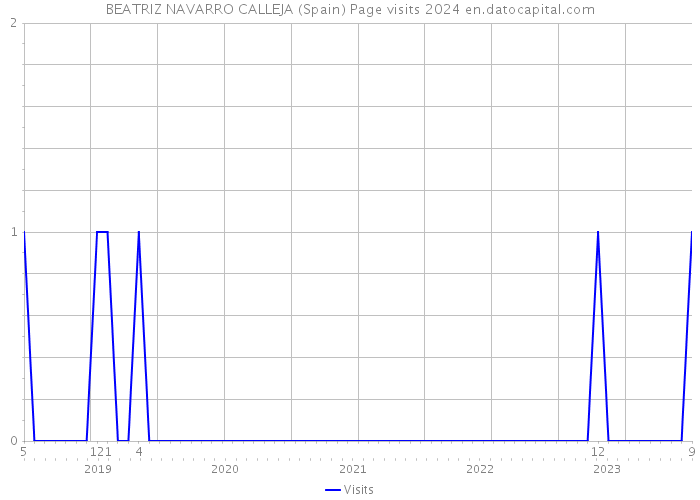 BEATRIZ NAVARRO CALLEJA (Spain) Page visits 2024 
