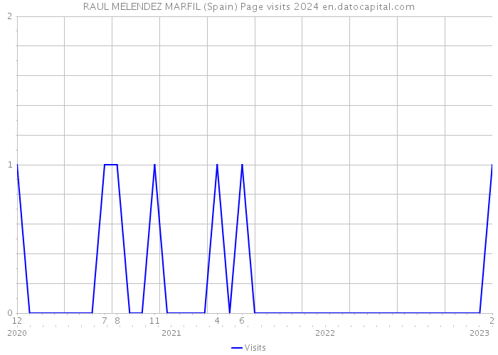 RAUL MELENDEZ MARFIL (Spain) Page visits 2024 