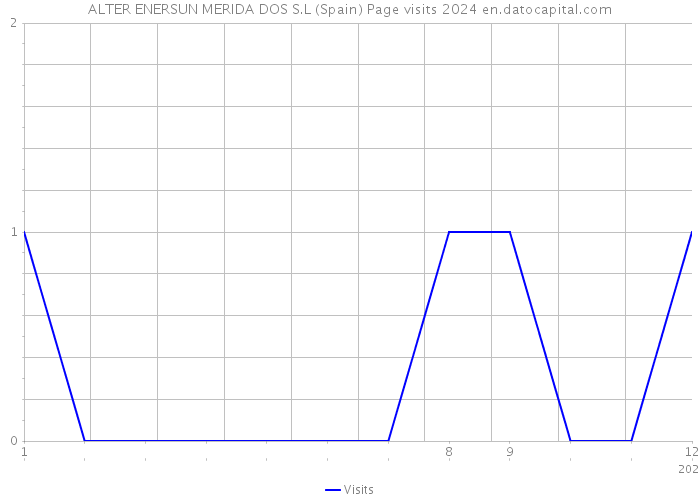 ALTER ENERSUN MERIDA DOS S.L (Spain) Page visits 2024 