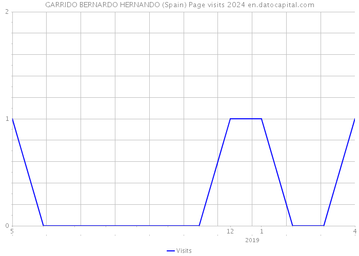 GARRIDO BERNARDO HERNANDO (Spain) Page visits 2024 