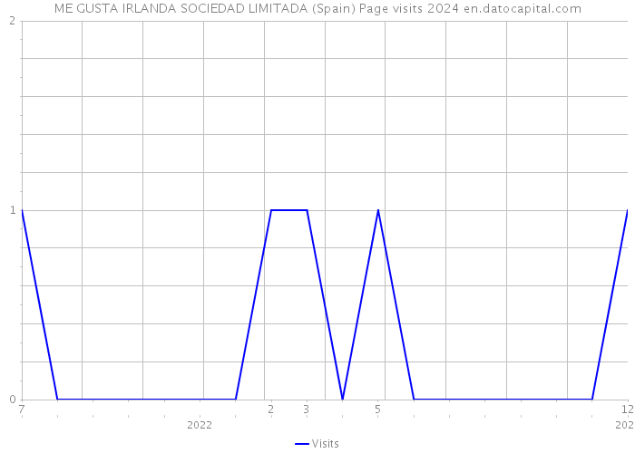 ME GUSTA IRLANDA SOCIEDAD LIMITADA (Spain) Page visits 2024 