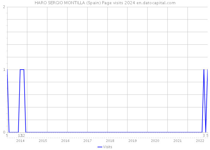 HARO SERGIO MONTILLA (Spain) Page visits 2024 