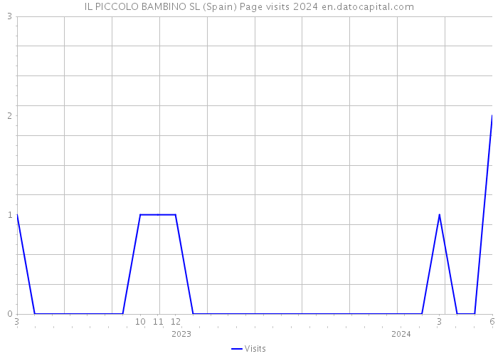 IL PICCOLO BAMBINO SL (Spain) Page visits 2024 