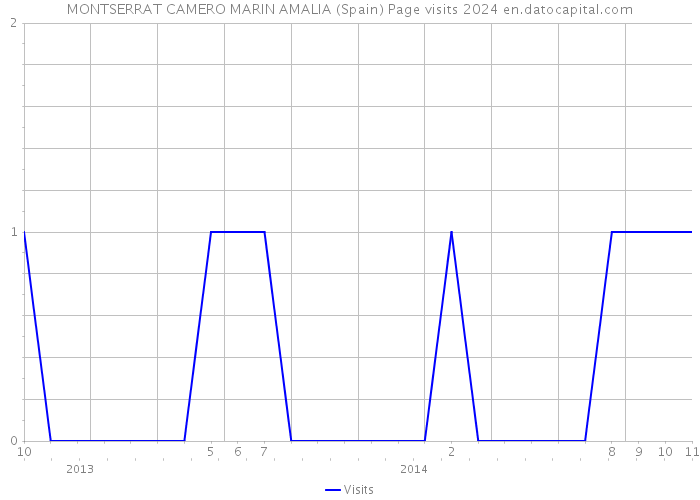MONTSERRAT CAMERO MARIN AMALIA (Spain) Page visits 2024 