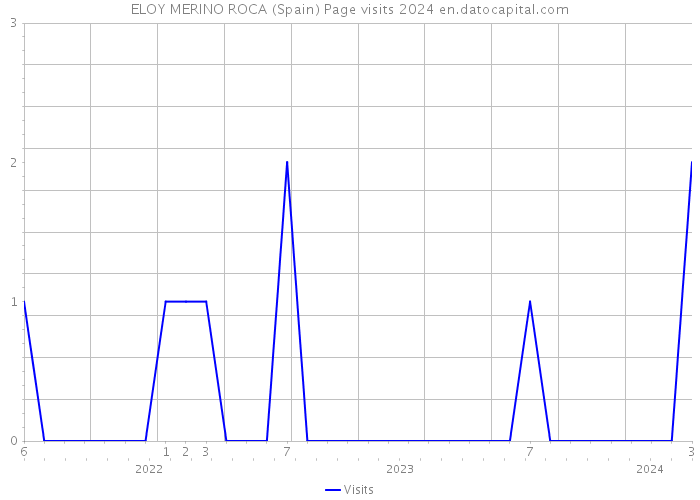 ELOY MERINO ROCA (Spain) Page visits 2024 
