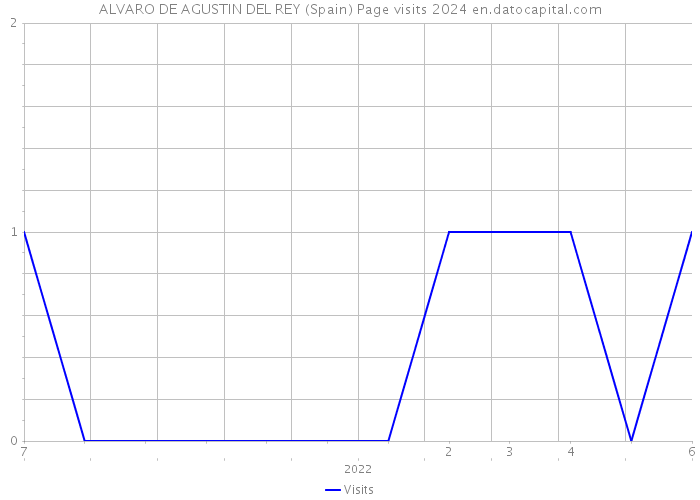 ALVARO DE AGUSTIN DEL REY (Spain) Page visits 2024 