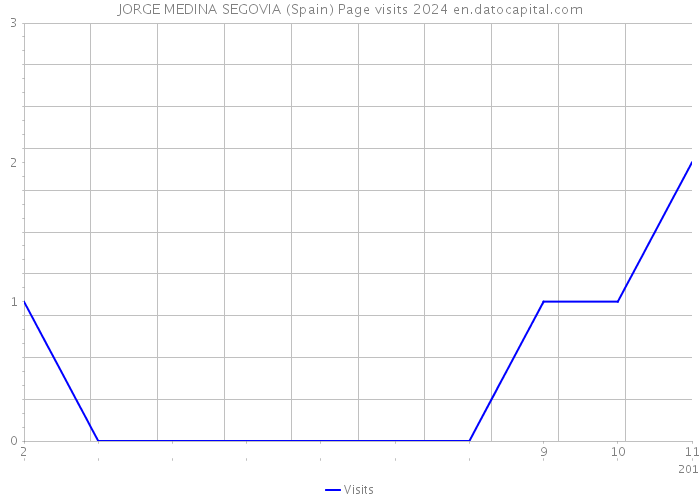 JORGE MEDINA SEGOVIA (Spain) Page visits 2024 