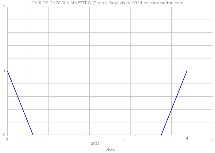 CARLOS CAZORLA MAESTRO (Spain) Page visits 2024 