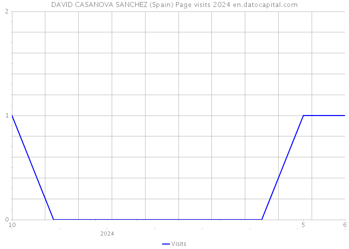 DAVID CASANOVA SANCHEZ (Spain) Page visits 2024 