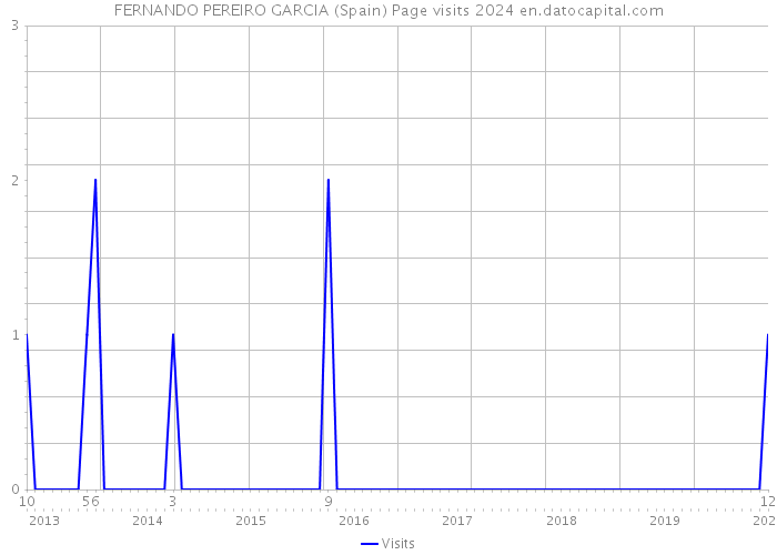 FERNANDO PEREIRO GARCIA (Spain) Page visits 2024 