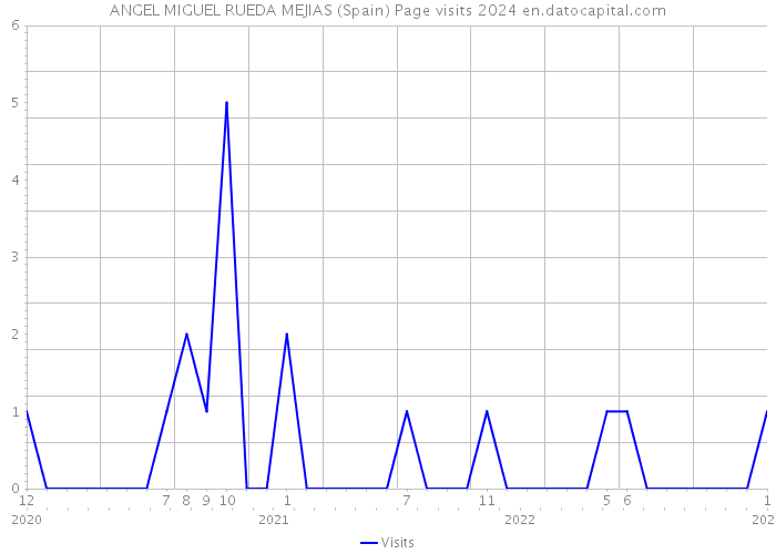 ANGEL MIGUEL RUEDA MEJIAS (Spain) Page visits 2024 