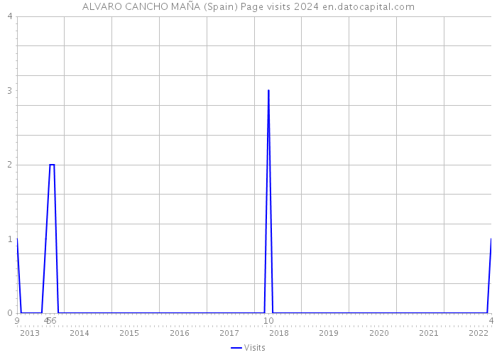 ALVARO CANCHO MAÑA (Spain) Page visits 2024 