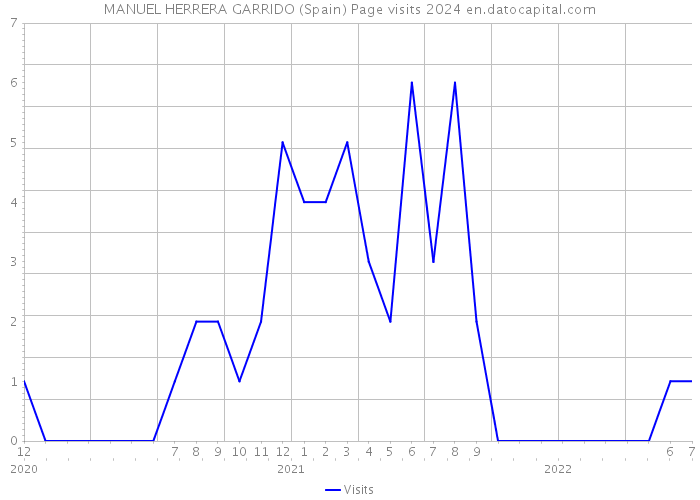 MANUEL HERRERA GARRIDO (Spain) Page visits 2024 