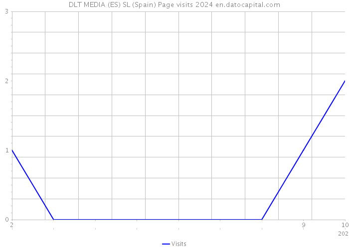 DLT MEDIA (ES) SL (Spain) Page visits 2024 