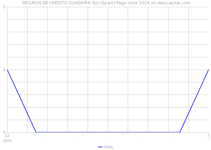  SEGUROS DE CREDITO GUADAIRA SLU (Spain) Page visits 2024 