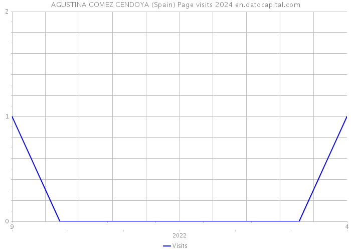 AGUSTINA GOMEZ CENDOYA (Spain) Page visits 2024 