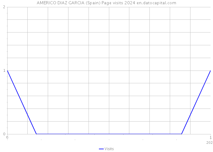 AMERICO DIAZ GARCIA (Spain) Page visits 2024 